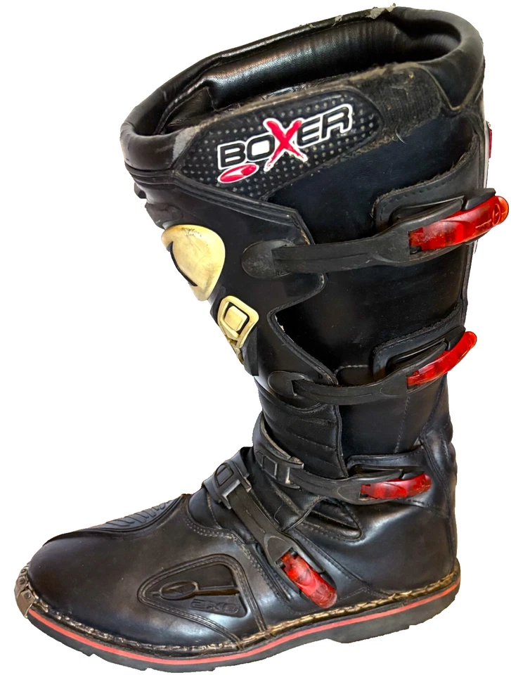 Botas de moto AXO Boxer MX para hombre talla 15 apenas usadas super bonitas Foto 2 de 4