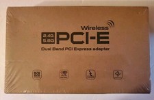 Wireless PCI-E Dual Band Express Adapter New In Box 2.4G / 5G 3000 Mbps Network