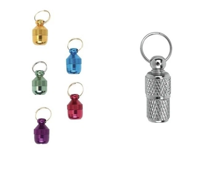 Identification Tubes Adresstube Halsband Adresse Hunde Katzen Adresshülse C4