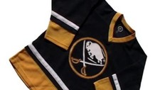 New Youth Boys NHL Blue Buffalo Sabres Large 10/12 Hockey Jersey Uniform Shirt