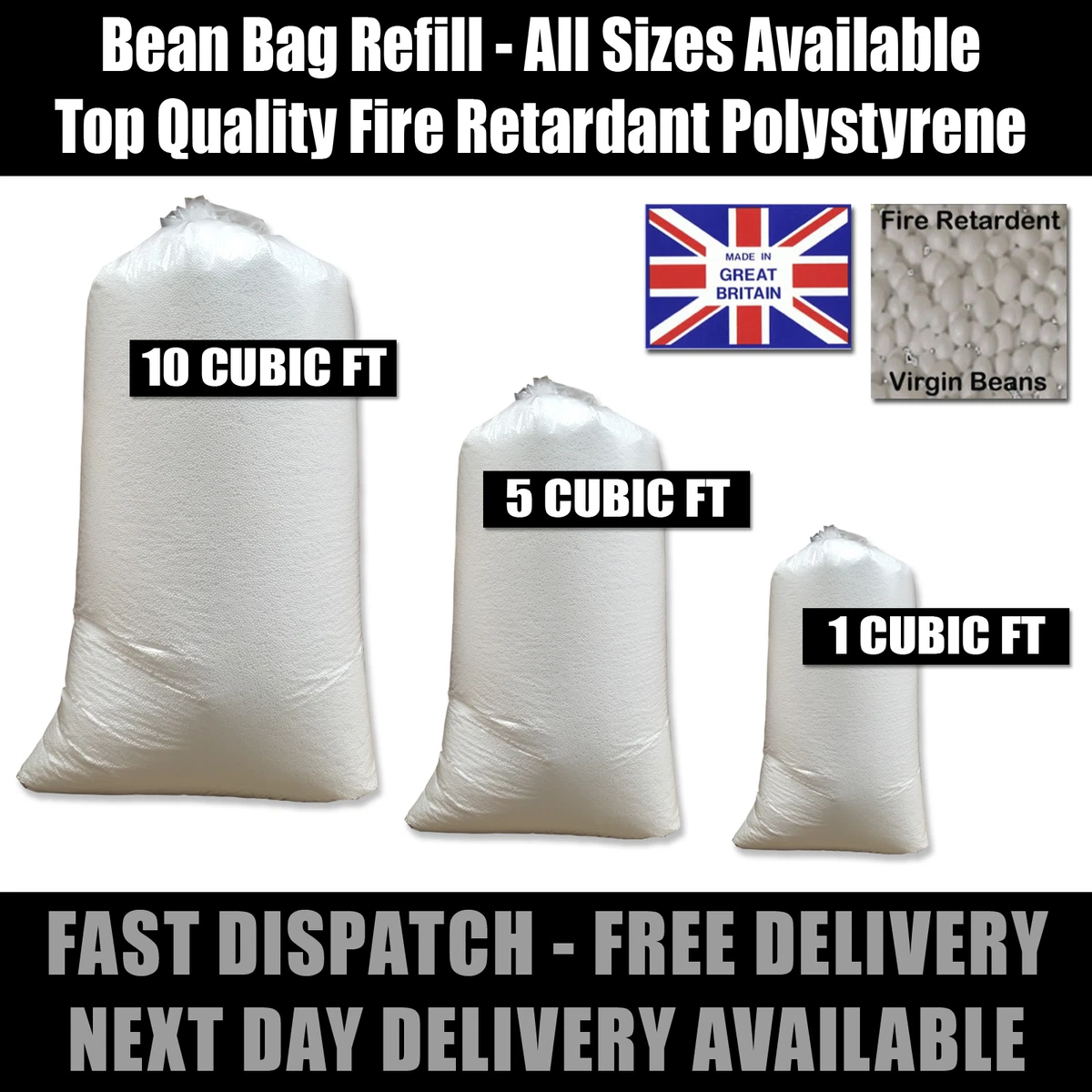 Bean bag refill 5kg new arrivals