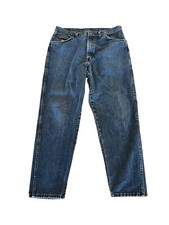 Vintage Wrangler Hero Dark Wash Jeans Made In USA Size 38/32