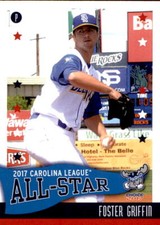 2017 Carolina League All-Stars Choice #19 Foster Griffin Orlando Florida FL Card