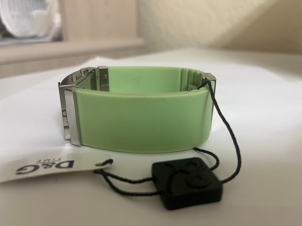 D&G Dolce & Gabbana 3719340210 Digital watch green rubber band