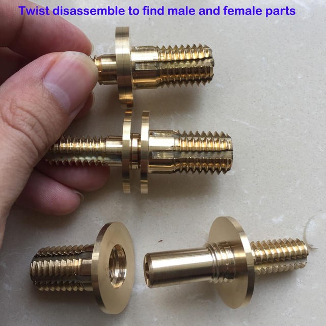 5sets-male-lock-pool-snooker-cue-vacuum-quick-release-brass-joint-pin