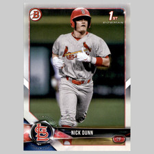 Nick Dunn #BD 149 2018 Bowman Draft St. Louis Cardinals Baseball Card MLB NM
