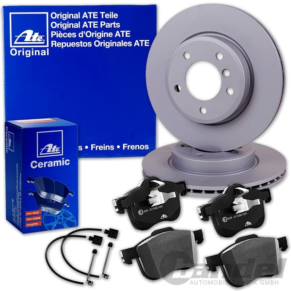 Ate Bremsscheiben + Ceramic BelÄGe Hinten FüR Vw Touareg Audi Q7 Porsche Cayenne-image