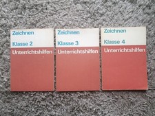 Konvolut Unterrichtshilfen Zeichnen Klasse 2 3 4 DDR Schulbuch Lehrerausgabe