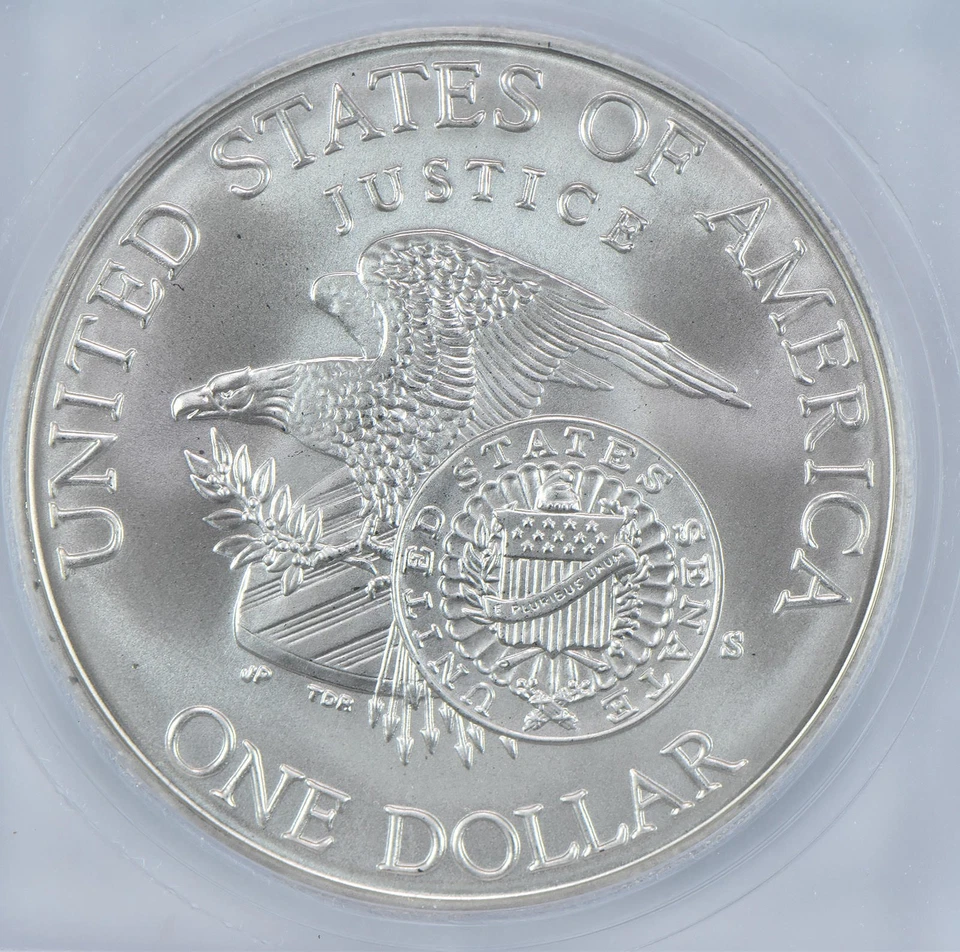 1998-S Robert F Kennedy Commemorative Silver Dollar MS70 ICG *6634 - Image 4 of 4