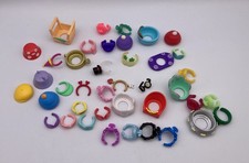 Squishmallow Mini Squish Squish-A-Longs Lot of RINGS  ACCESSORIES All Different
