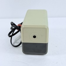 Vintage Boston Model 18 Electric Pencil Sharpener Hunt Mfg Made In USA Tested