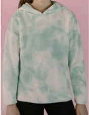 BCBG Girls 2 Piece Plush Hoodie and LeggingColor Aqua Size L 14/16