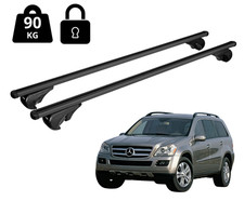 Dachträge Querträgerr Für Mercedes GL (X164) 2006-2012 Schwarz 127 cm 90 kg Dachträge Querträgerr Für Mercedes GL (X164) 2006-2012 Schwarz 127 cm 90 kg