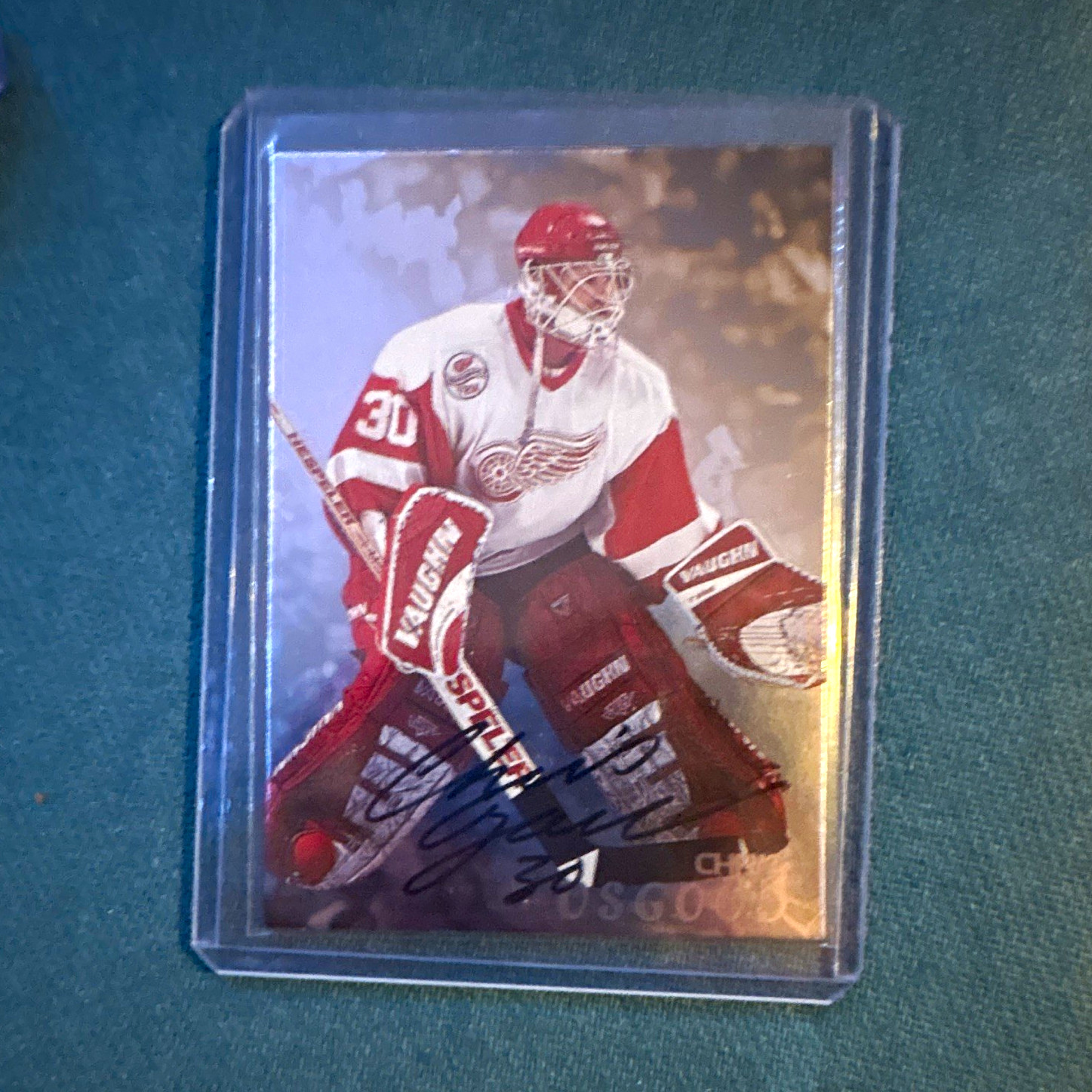 In the Game 1998-99 Be A Player Chris Osgood Silver Autographs #47 Auto