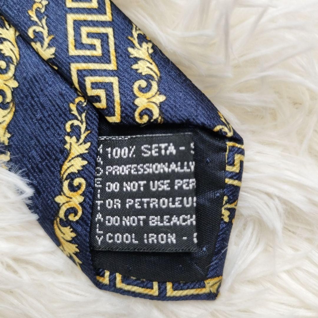 Versace Pegasus patterned silk tie - image 8