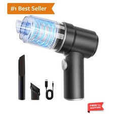 Handheld Vacuum Cordless,50W 4000PA Mini Vacuum Cleaner and Air Duster, 2-in-...