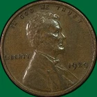 1929 Lincoln Wheat Cent Choice Extremely Fine XF+ Coin #40914