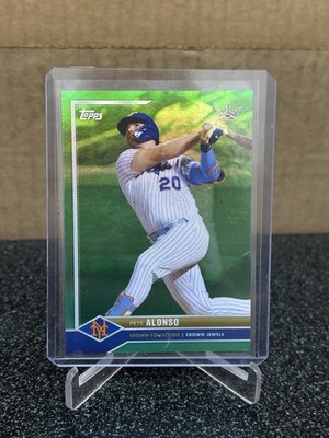 2022 Topps X Bobby Witt Jr Pete Alonso Green Rainbow /75 Crown Jewels Collection