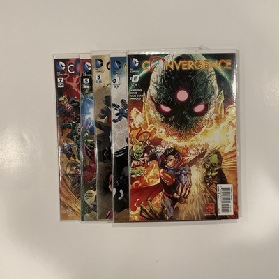 Convergence Lot 0 1 2 3 4 5 6 7 8 Near Mint Nm 2015 Dc Comics