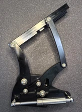 Left and Right Side Billet Hood Hinge Kit Pair For 1967-1969 Ford Mustang Black