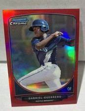 Gabriel Guerrero 2013 Bowman Chrome Minis Red Refractor 03/10 #247