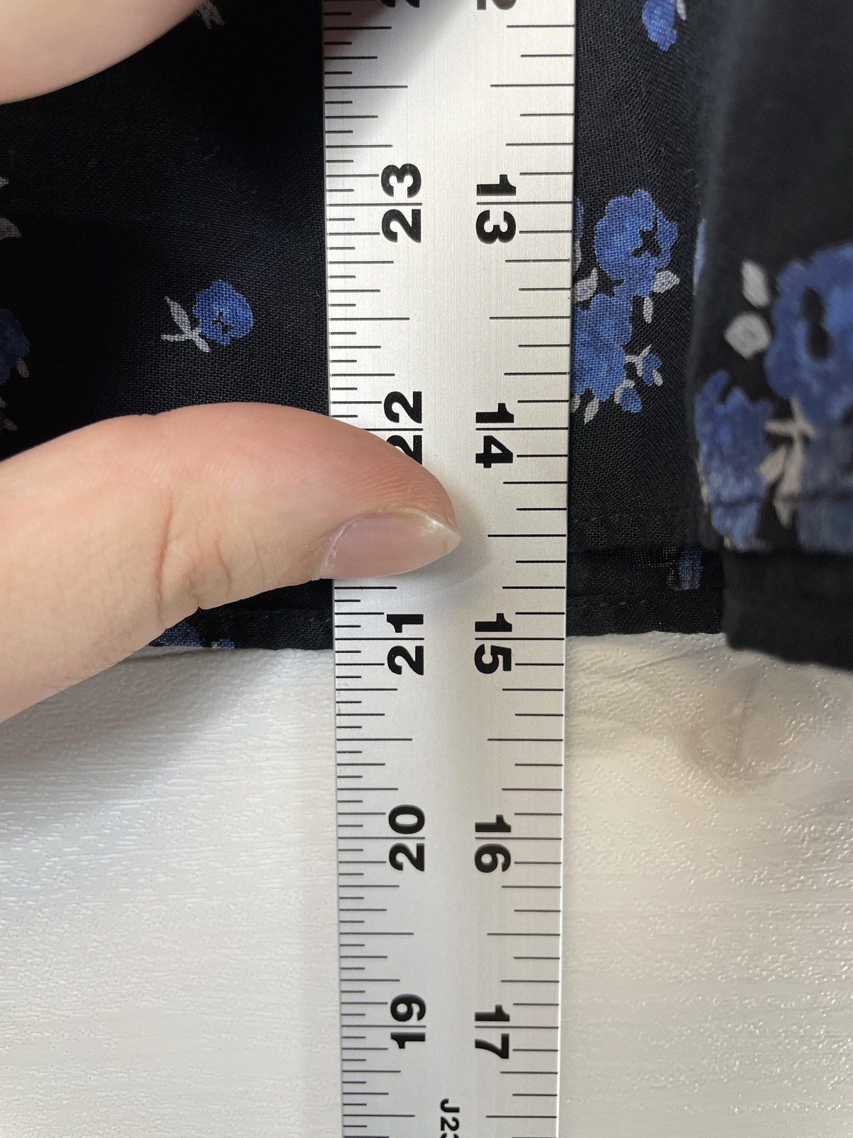 Mini Ruler Print American Eagle Skirt Womens XS Black Blue Floral Mini Lightweight ...
