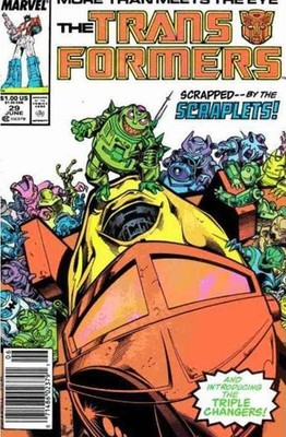 Transformers, The #29 (Newsstand) FN; Marvel | Triple Changers - w/Bag+Board