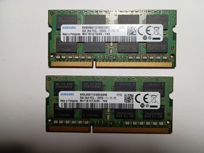 Laptop Computer Memory 16GB 2x 8GB DDR3 1600 MHz PC3-12800 Sodimm