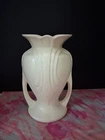 hull pottery mardi gras pattern with granada style handles. art deco style piece
