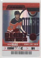 2019-20 Credentials Debut Ticket Access Red 63/99 Gaetan Haas #67 Rookie RC x7n