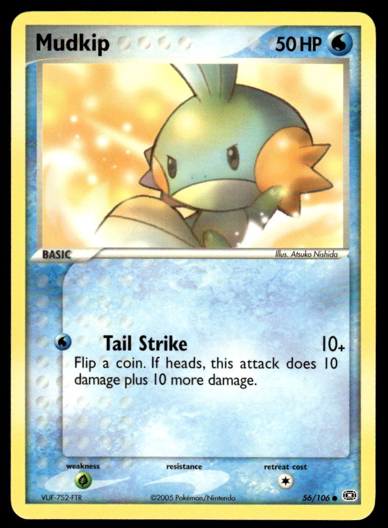 Pokemon TCG Emerald #56/106 Mudkip NM