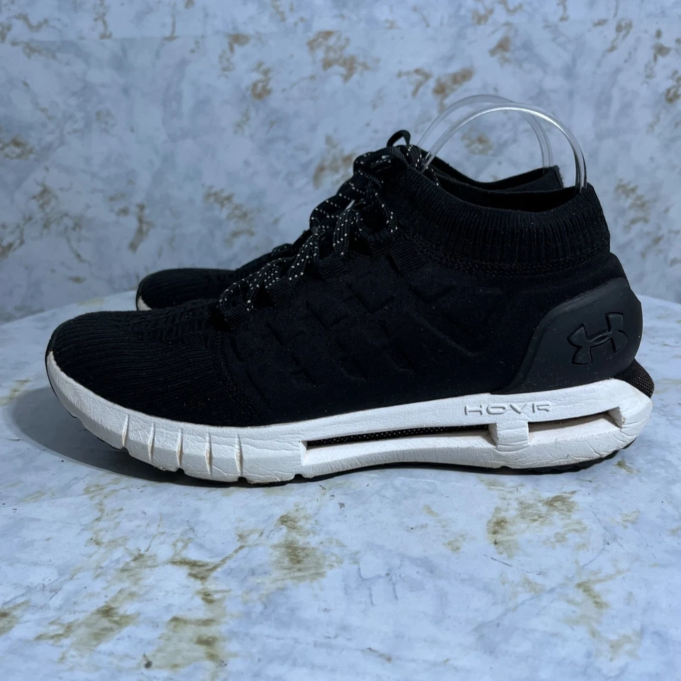 Under Armour HOVR Phantom Mujer Talla 10.5 Zapatos para Correr Negros Tenis Atléticos Foto 4 de 4