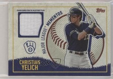 2020 Topps Opening Day Major League Mementos Relics Christian Yelich #MLM-CY rw0