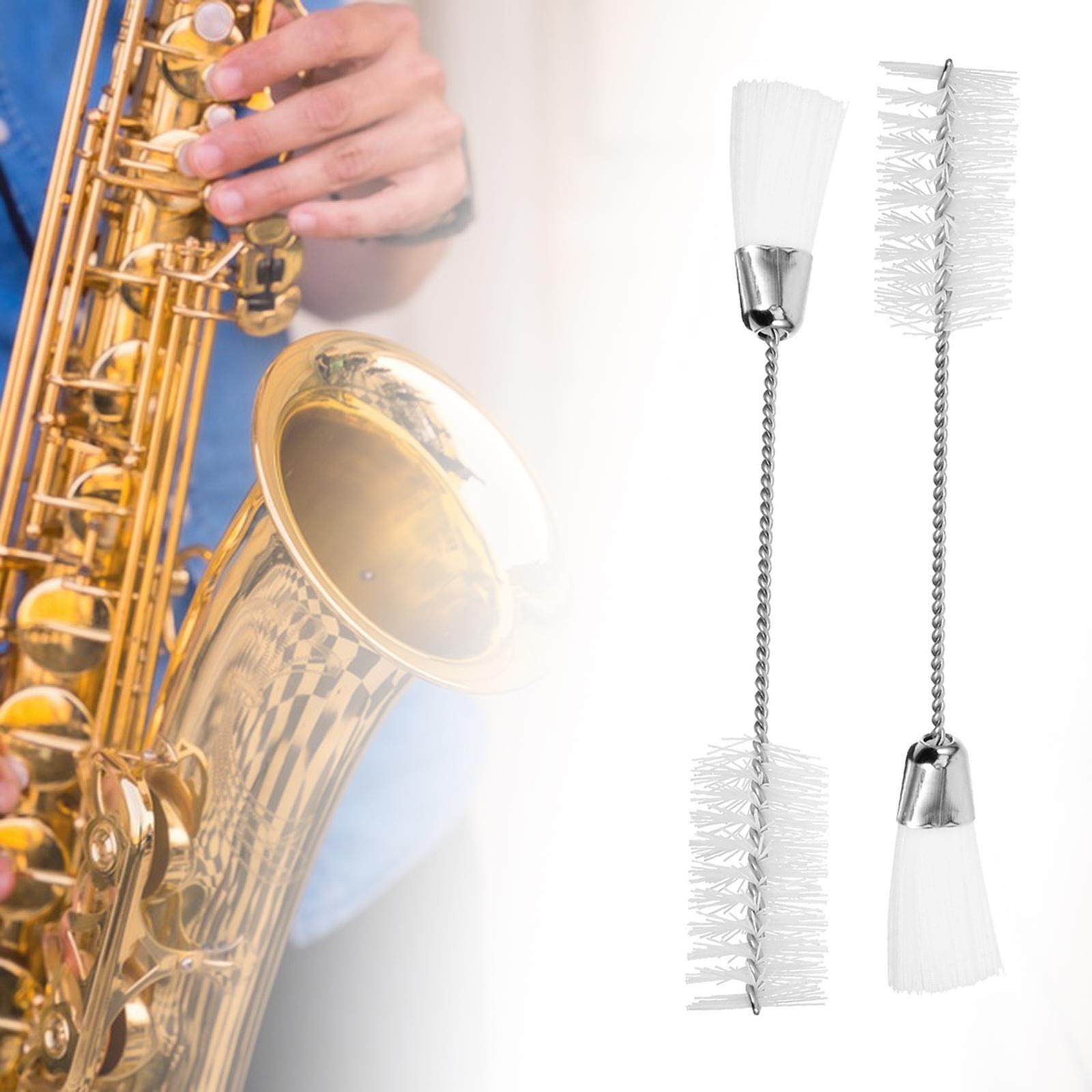 2 double-headed sewing machine cleaning brushes for trumpet accessories