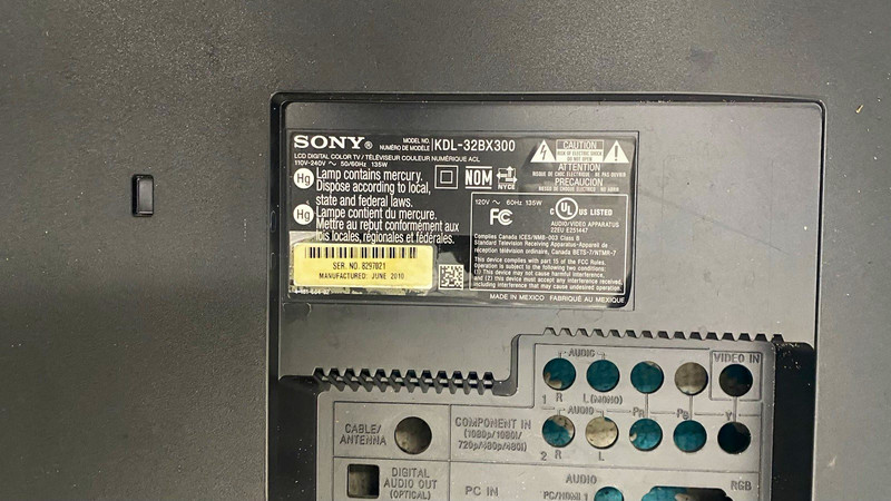 Sony Additional Board APDP-75A2 Compatible For KDL-32BX300 (2010)