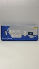 NEW Wireless Mini Ultra thin Keyboard Mouse Black