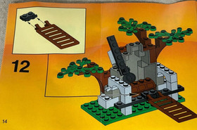 LEGO Retired 6024 Castle Dark Forest Bandit Ambush 100% Complete W/Instructions