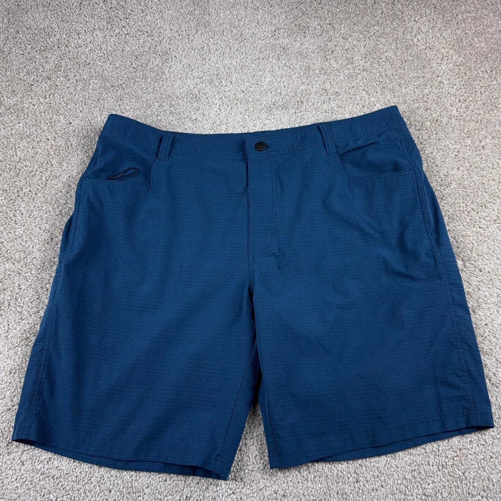 Kuhl Shorts Mens 40 Blue Upriser Hiking Outdoors Vented Breathable Lightweight