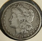 1897 O MORGAN DOLLAR, CIRCULATED, UNGRADED