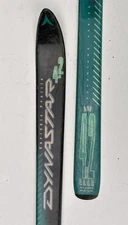 vintage 90s Dynastar 4.2 ADV Elle 175cm Skis Black France Decor Display Project