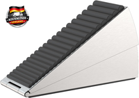Flora Guard TüRstopper Boden, Schwerer TüRkeil Aus Edelstahl & Gummi, HöHenverst