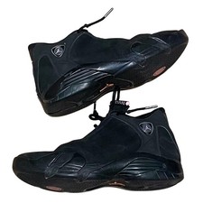 Vintage 2005 Rare Nike Air Jordan 14 Retro Black "Real Pink" Sz US 8.5 Womens
