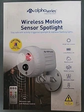 New Swann Alpha Wireless Motion Activated Outdoor Floodlight with Remote Control