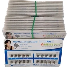 100 Packs Mini MBT 022 Slot 345 Hooks Dental Brackets Braces Mim Monoblock