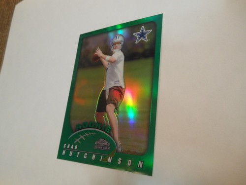 2002 CHAD HUTCHINSON #250 Topps Chrome ROOKIE REFRACTOR - Picture 3 of 7