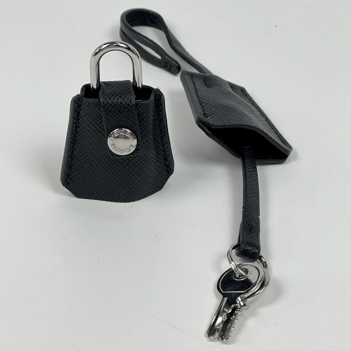 PRADA with logo Chain Tote Bag Shoulder Bag quilting Tote Bag Nylon Nero (Bl... thumbnail 10