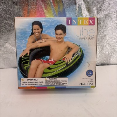 INTEX Tube River Rat doughnut ring whimsical fun new water pool beach swim