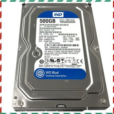 Western Digital BLUE WD5000AAKX 7200RPM 500GB 6Gb/s 3.5'' SATA 16MB Hard Drive