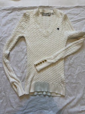 Holland Cooper Cream Jumper with Gold Buttons (small)