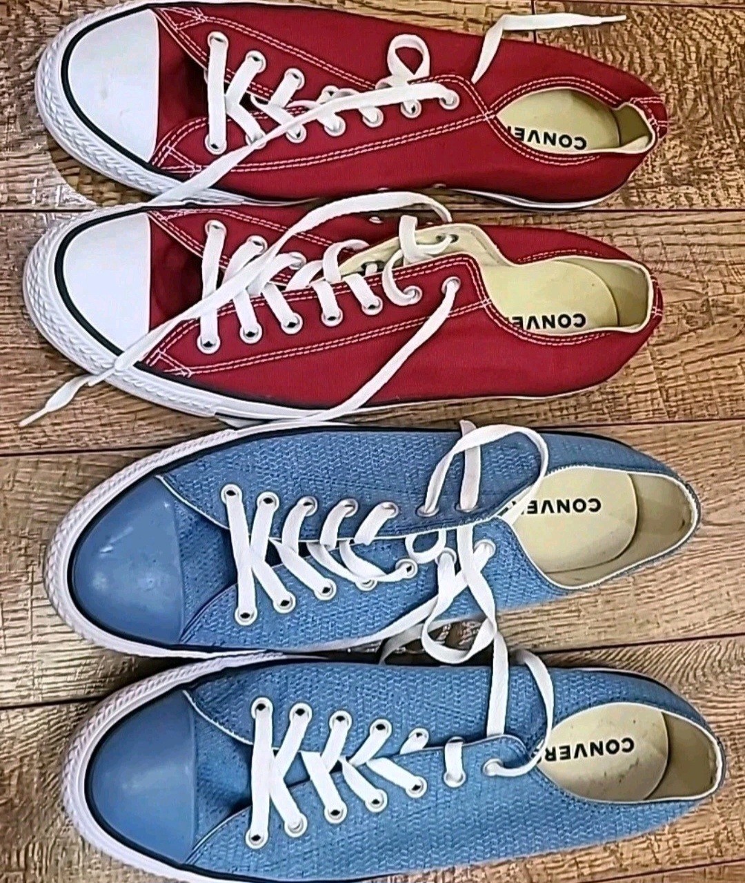 2 Pair Converse Mens 12 Low Top thumbnail 5